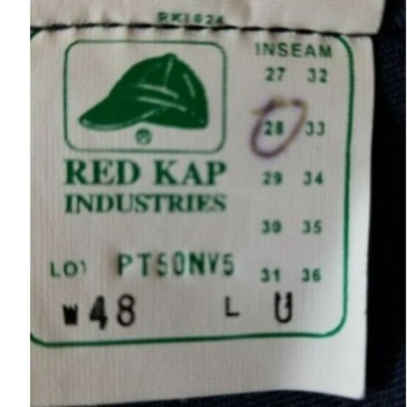 Red Kap Men's NEW Navy Blue Workwear Pants - Picture 3 of 5
